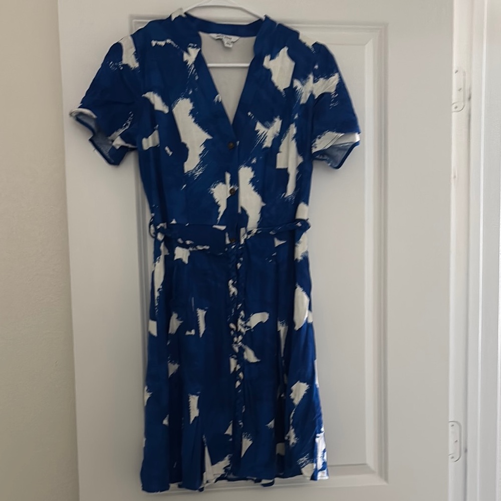Nine West Blue and White Blouse